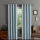 preview thumbnail 7 of 32, Aurora Home Thermal Insulated Blackout Grommet Top 84-inch Curtain Panel Pair - 52 x 84 - 52 x 84 Baby Blue