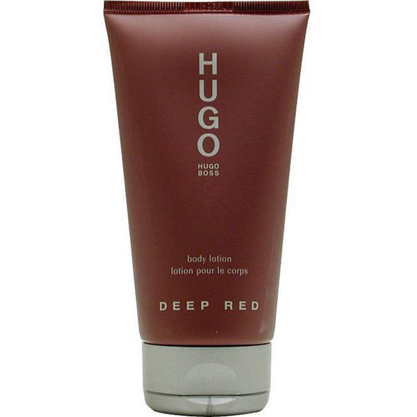 hugo boss deep red body lotion