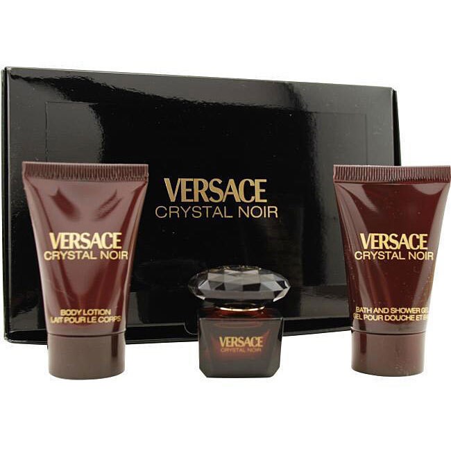 versace crystal noir set