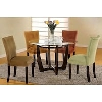 shop sapphire contemporary microfiber terracotta parson chairs set