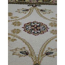 Anoosha Isfahan Ivory/ Red Rug (2' x 3'5) - Bed Bath & Beyond - 4368626