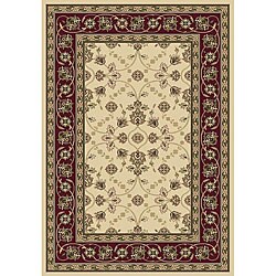 Anoosha Isfahan Ivory/ Red Rug (2' x 3'5) - Bed Bath & Beyond - 4368626