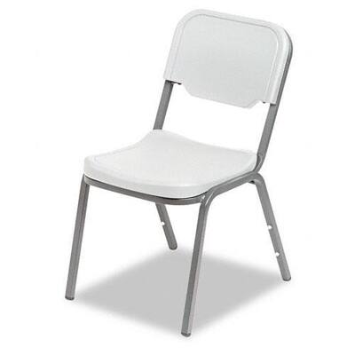 Iceberg Rough-N-Ready Original Stack Chair, Black (Pack of 4)