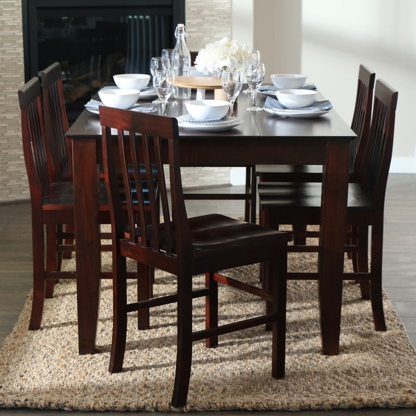 Shop 60-inch Espresso Wood Dining Table - Free Shipping Today