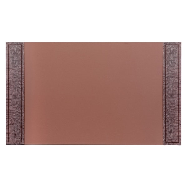 Shop Dacasso Crocodile Embossed Leather Desk Pad With Side Rails