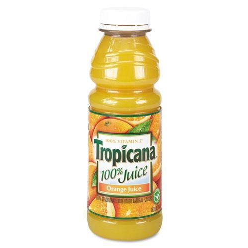 Shop Tropicana 100percent Orange Juice 10 oz Bottle (Case of 24