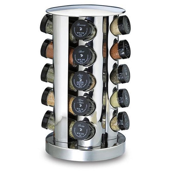 Kamenstein 20 jar Revolving Spice Rack Bed Bath Beyond 4373011