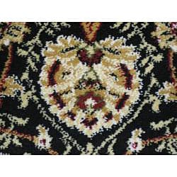 Anoosha Sarouk Black Rug (3'11 x 5'3) Dynamic Rugs 3x5   4x6 Rugs