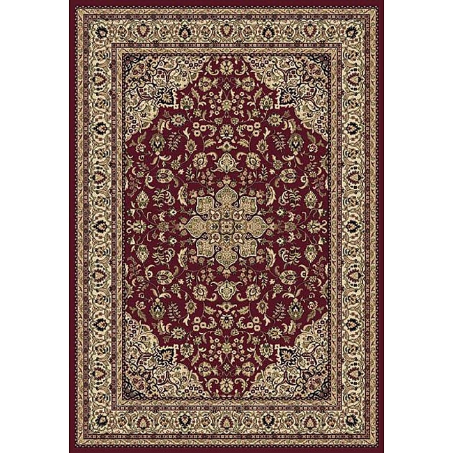 Anoosha Kashan Burgundy Rug (311 X 53) (BurgundyPattern OrientalTip We recommend the use of a non skid pad to keep the rug in place on smooth surfaces.All rug sizes are approximate. Due to the difference of monitor colors, some rug colors may vary sligh