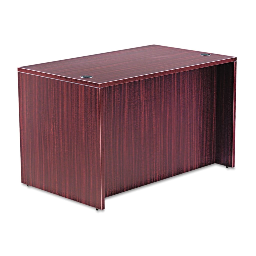 Alera Valencia Series Mahogany Straight Desk Shell