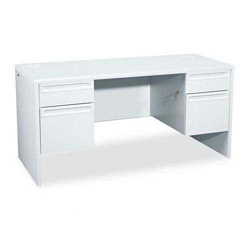 Hon 38000 Series White Kneespace Credenza