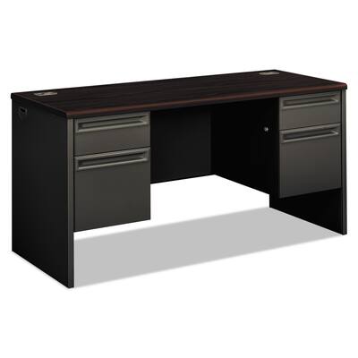 HON 38000 Series Mahogany Kneespace Credenza
