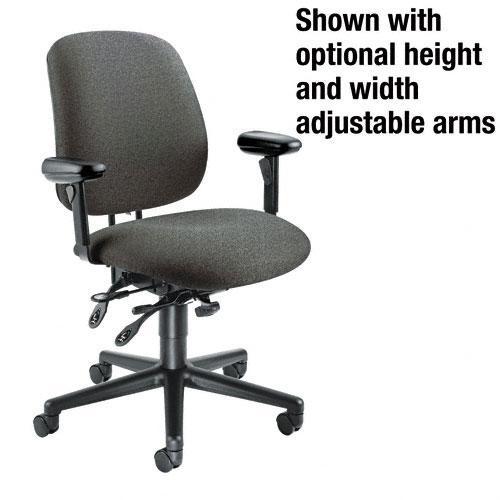 Hon 7700 Swivel/tilt Task Chair With Seat Glide And Polymer Back