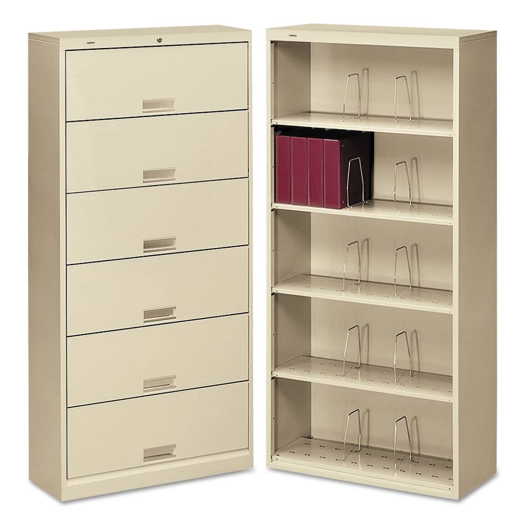 HON 600 Series Open Shelf File with Shelf Dividers