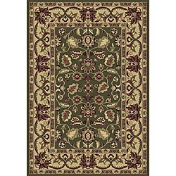 Anoosha Persian Garden Green Rug (5'3 x 7'7) - Bed Bath & Beyond - 4374066