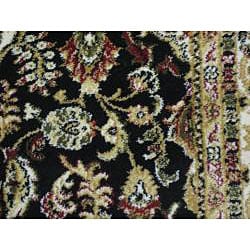 Anoosha Kashan Black Rug (5'3 x 7'7) - Overstock - 4374163