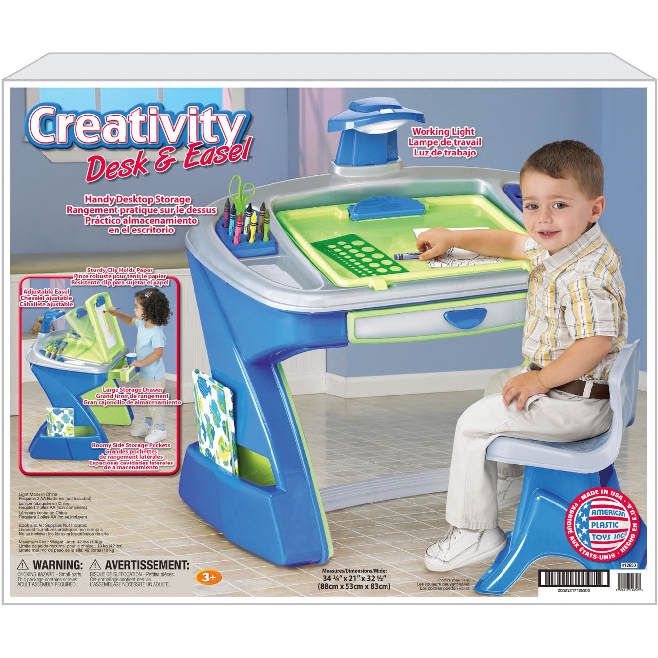 Music Art American Plastic Toys Kids Creativity Desk And Multi