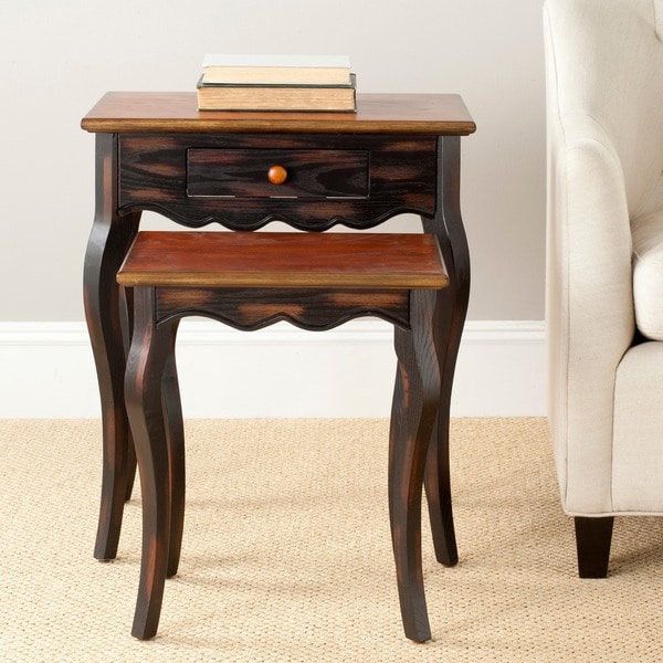 Shop Safavieh Jasper Nesting Table with Drawer On Sale Free