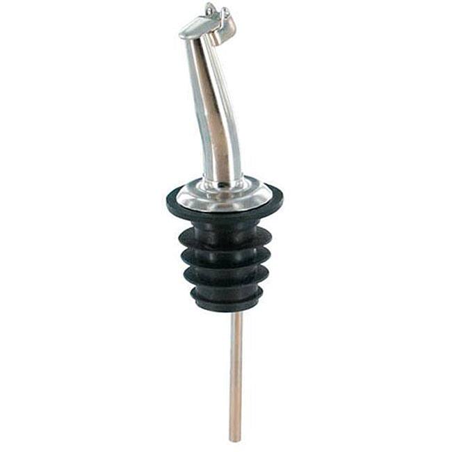 Spill-Stop Chrome Medium Speed Pour With Lid