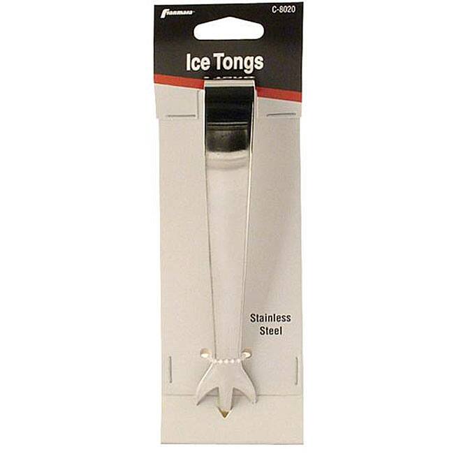 Franmara Carded Stainless Steel Ice Tong