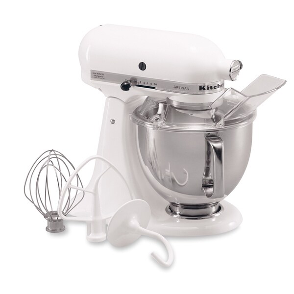 KitchenAid KSM150PSWH White 5-quart Artisan Tilt-Head Stand