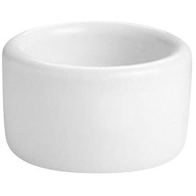 Hall China 2-oz White Pipkin Cheese Ramekin (Case of 36) - 8' x 10'