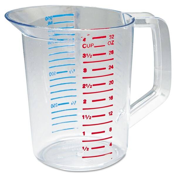 Shop Rubbermaid Commercial Clear 32 Ounce Bouncer Measuring Cup