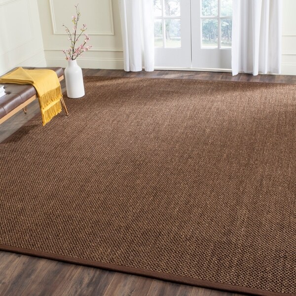 Safavieh Casual Natural Fiber Hand-Woven Resorts Brown Fine Sisal Rug - 8' X 10'