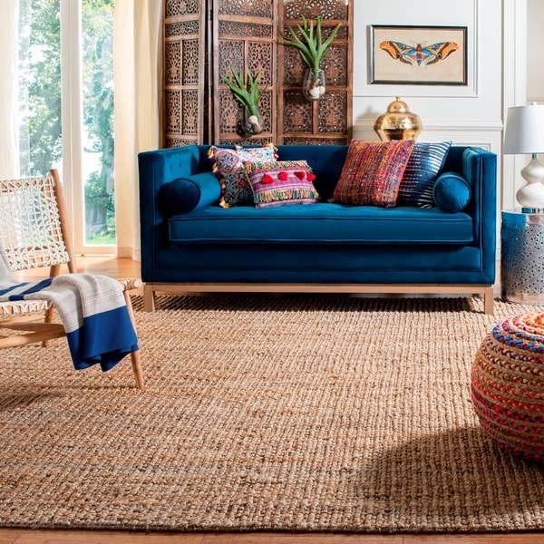 Safavieh Handmade Natural Fiber Barbados Chunky Thick Jute Rug - 8' x 10'