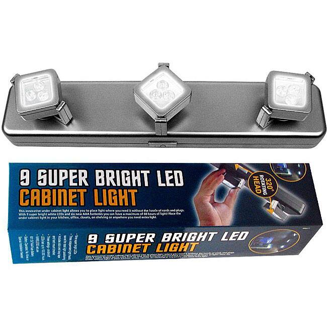 3-light Battery-operated LED Light Fixture