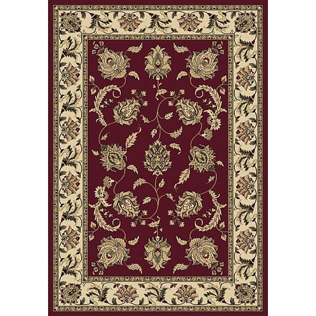 Anoosha Allover Kashan Red Rug (710 X 1010)