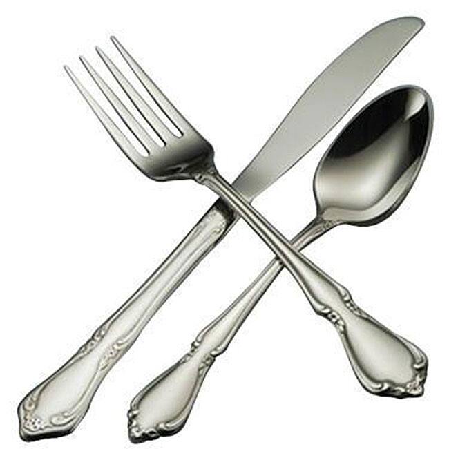 Oneida 18/8 Stainless Steel Chateau Oval Bowl Soup/Dessert Spoons (Set