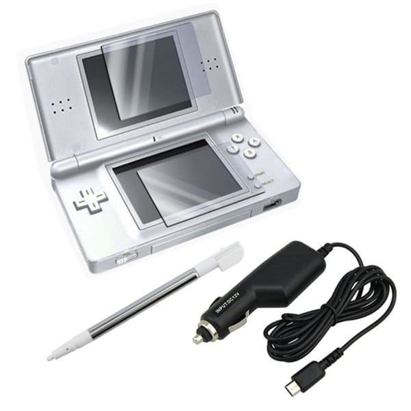 Car Charger/ Pen Stylus and Screen Protector for Nintendo DS Lite Hardware & Accessories