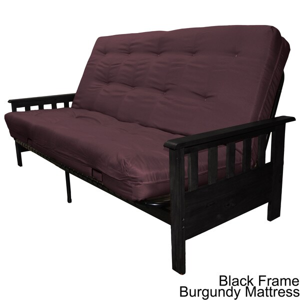 Providence Full Missionstyle Frame/Twill Premier Mattress Futon Set