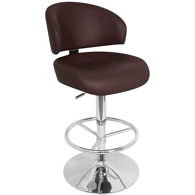 Regent Brown Adjustable Bar Stool