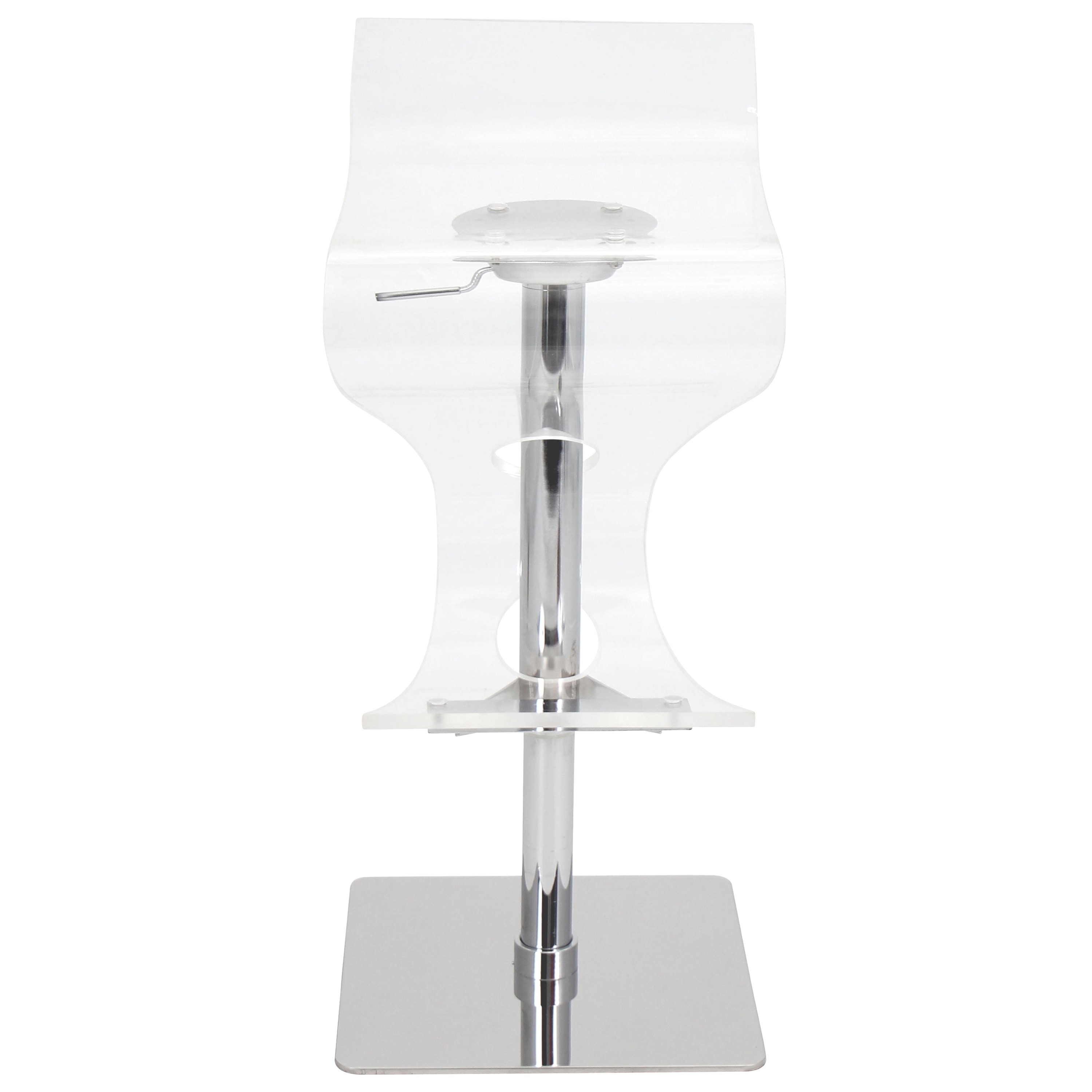 acrylic adjustable bar stools