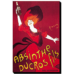 'Absinthe Ducros Fils' Canvas Art. Opens flyout.
