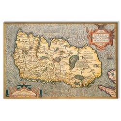 Aurtilious 'Map of Ireland' Canvas Art - Bed Bath & Beyond - 4389906