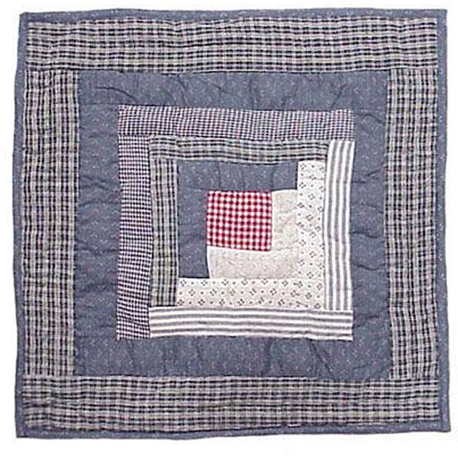 Sail Log Cabin 16-inch Throw Pillow (Set of 2)