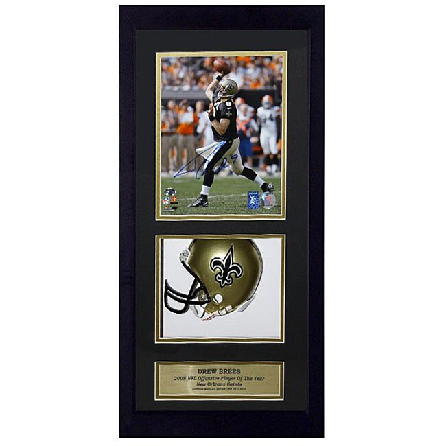 Drew Brees Shadow Box Frame