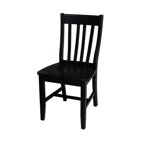 Shop Copper Grove Quince Black Schoolhouse Chairs Set Of 2 On Sale Overstock 19856131