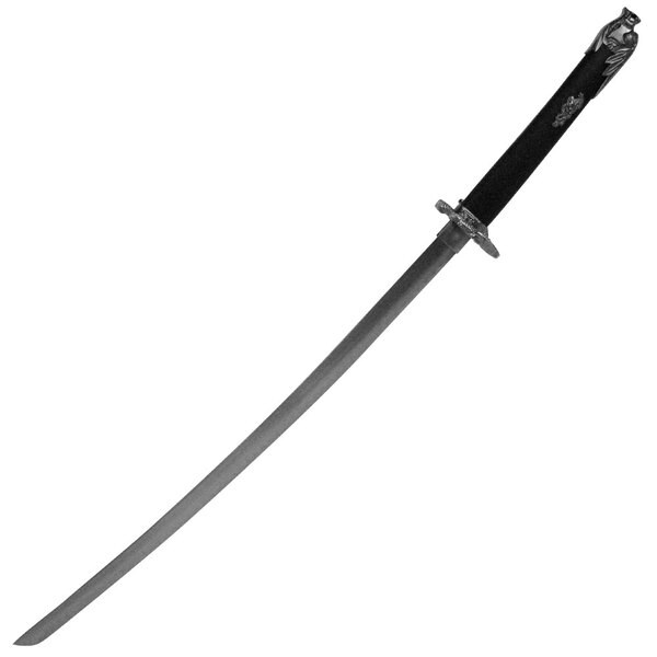 Silver Dragon Samurai Sword and Hidden Stiletto Trademark Swords