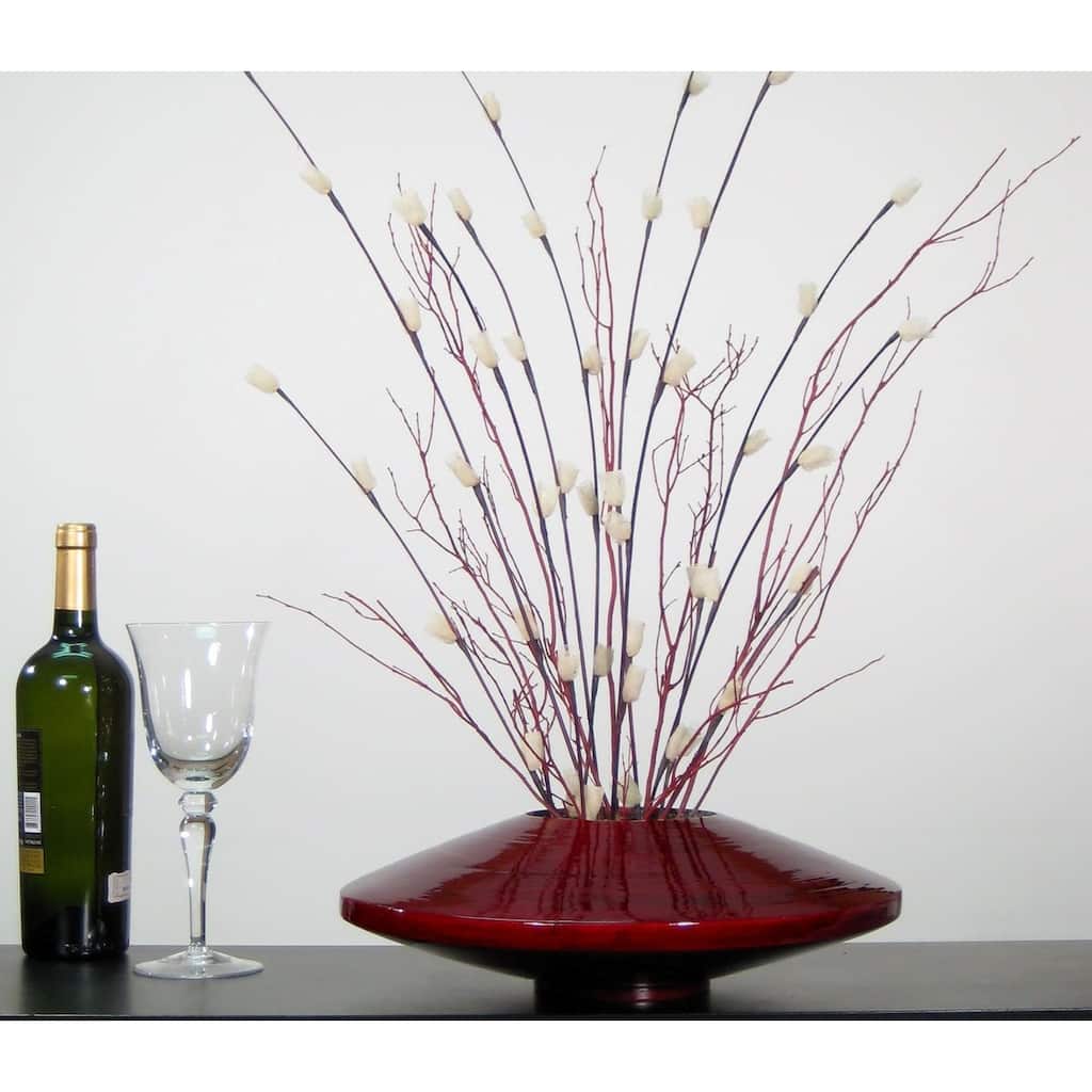 Fire and Ice in Bamboo Zen Vase