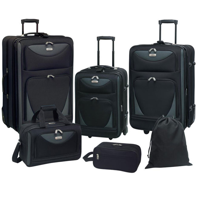 6 piece luggage sets