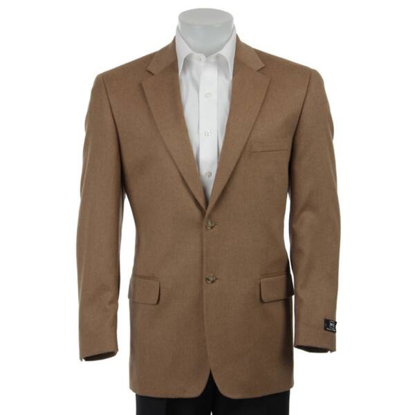 Shop Ike Behar Men S Camel Hair Sportcoat Free Shipping Today