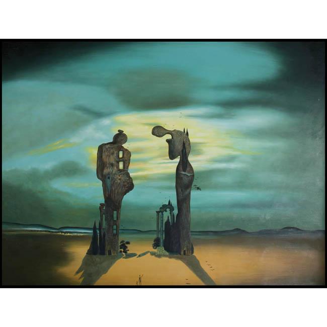 Dali 'Archaeological Reminiscence of Millet's Angelus' Canvas Art ...