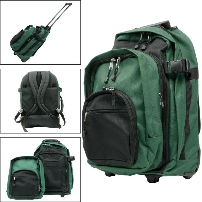 AJ Kitt Signature Back 2 Back Rolling Backpack