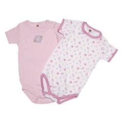 Papush Organic Infant Girl's High quality Cotton Bodysuit Set Papush Girls' Bodysuits