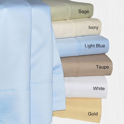 440 Thread Count Solid Sateen Queen-size Sheet Set