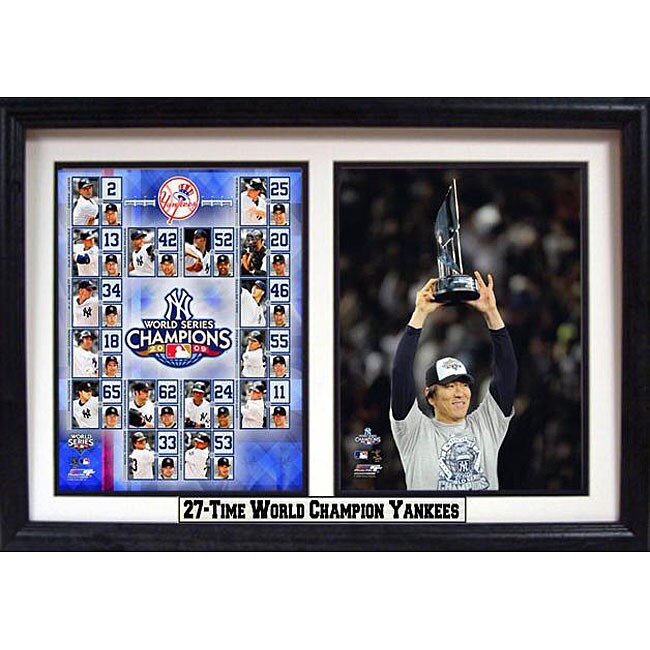 New York Yankees 2009 World Champion Hideki Matsui Photo Frame